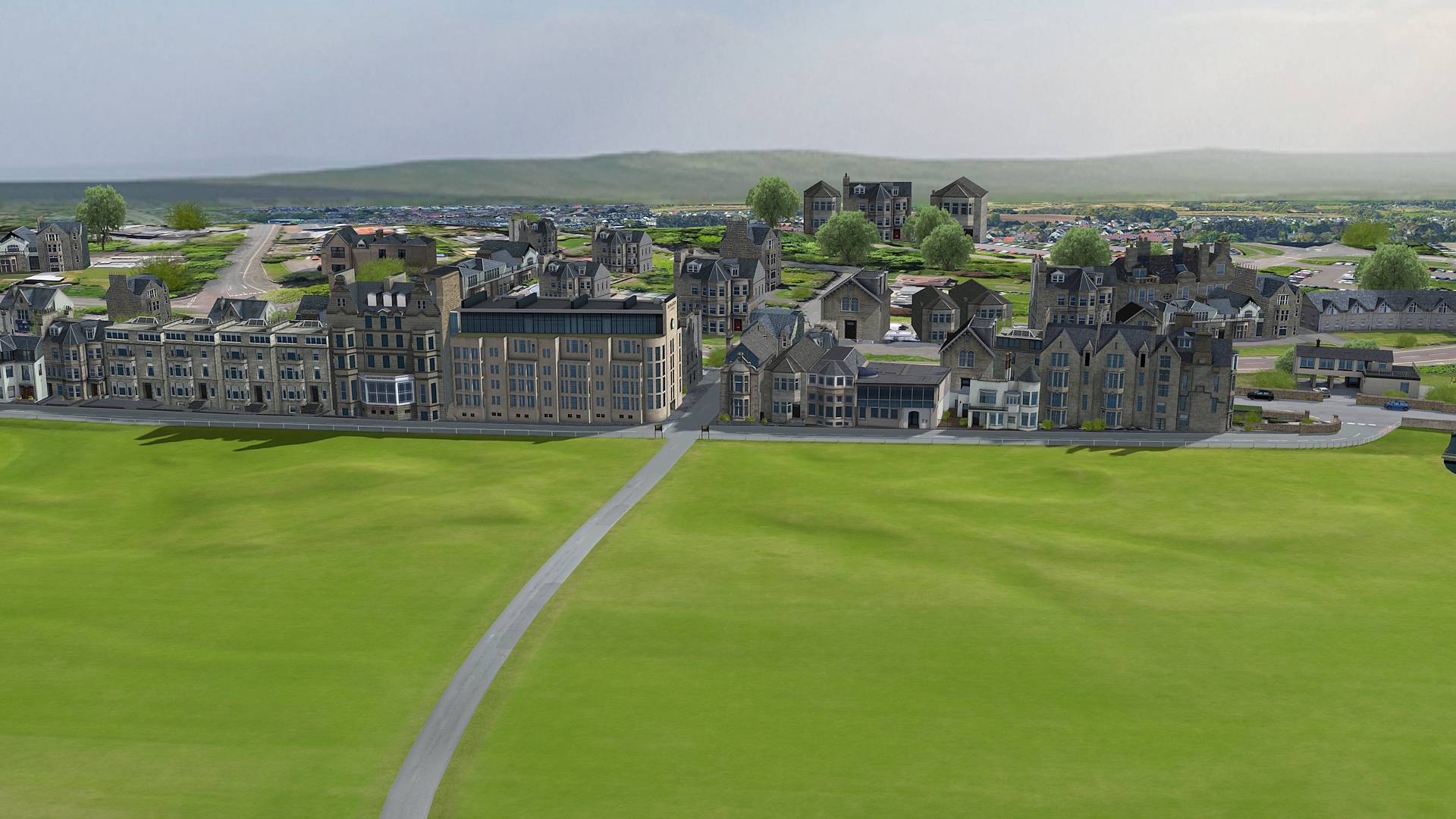 Golf 5 St Andrews Old Course Hole 1 — iconic opening fairway at the birthplace of golf in Scotland.